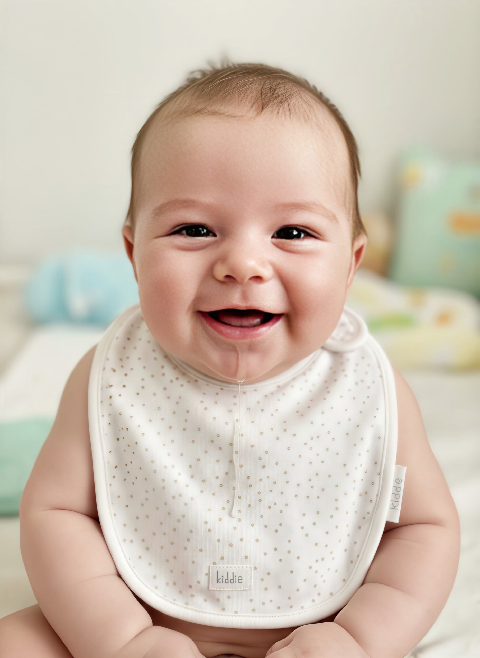 Unisex Newborn Baby Bib – Soft Muslin, Absorbent & Skin Friendly