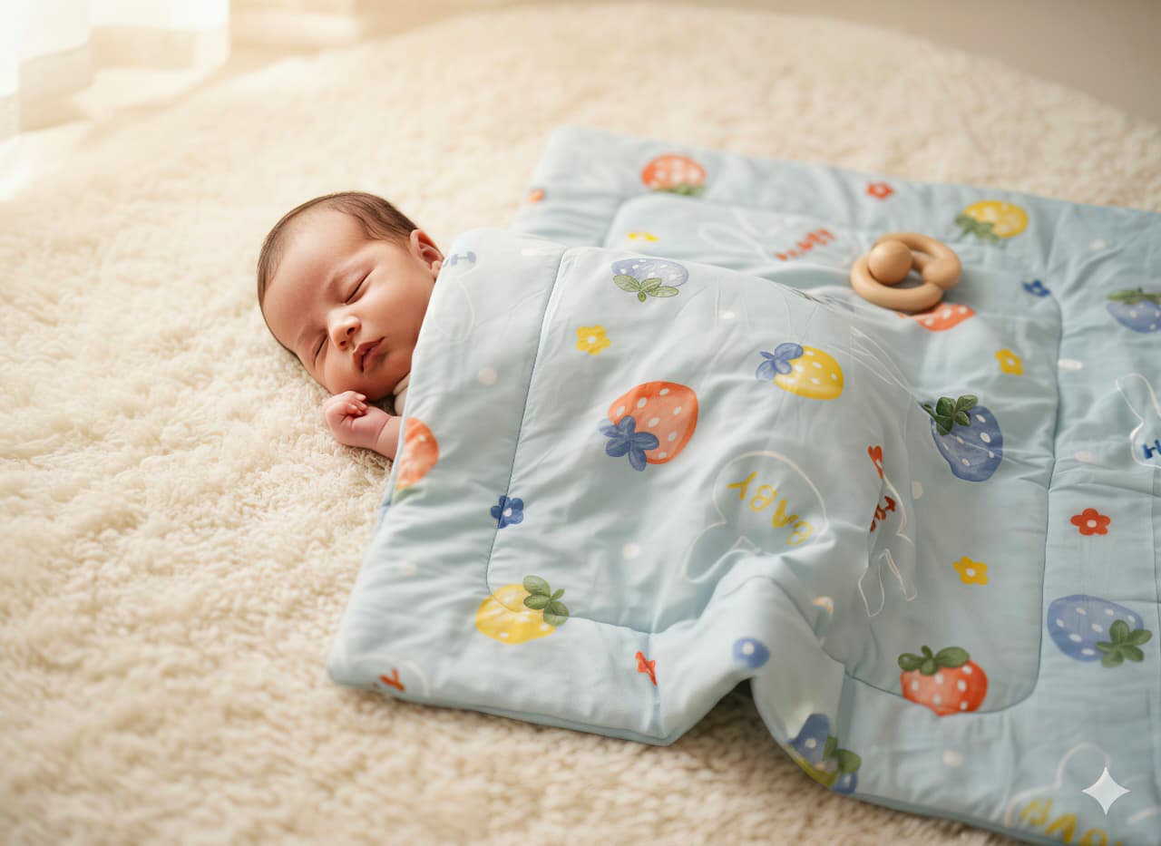 Unisex Born Baby Soft Imported Blanket for Newborn to 4 Years – Premium Baby Sleeping Blanket
