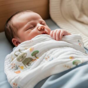 Unisex Kids Muslin Hanky (Pack of 5) – Soft, Breathable & Skin Friendly