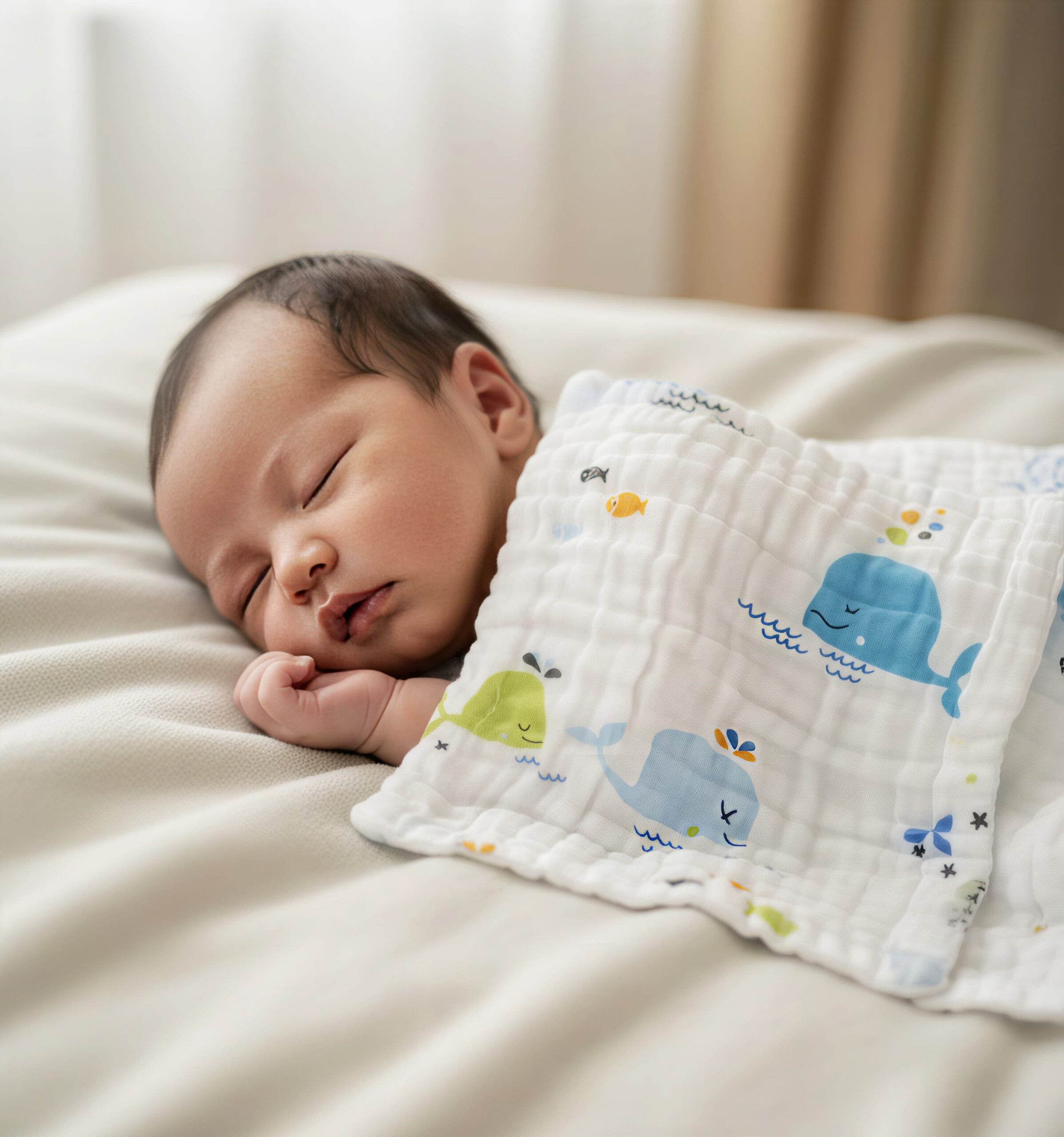 Unisex Kids Muslin Hanky (Pack of 5) – Soft, Breathable & Skin Friendly