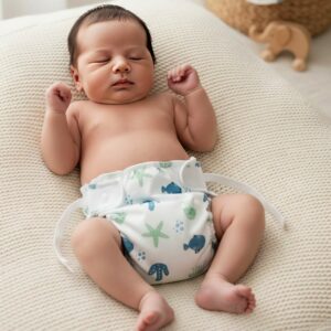 Unisex Newborn Baby Diaper Langot – Soft Cotton, Comfortable & Skin Friendly