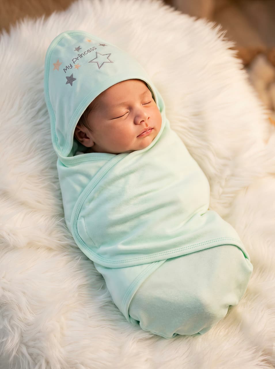 Unisex Newborn Baby Cap Towel – Soft Cotton Hosiery, Gentle & Skin Friendly