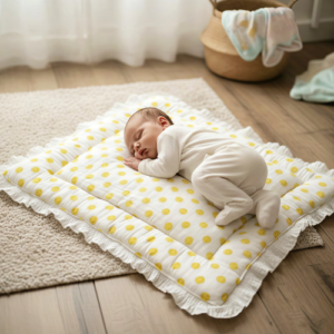Unisex Newborn Baby Muslin Border Style Quilt (Godadi) – Soft Baby Sleeping Mattress Bed | Skin Friendly Baby Bedding