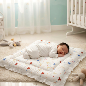 Unisex Newborn Baby Muslin Border Style Quilt (Godadi) – Soft Baby Sleeping Mattress Bed | Skin Friendly Baby Bedding